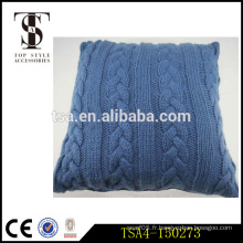 Prix ​​d&#39;usine tricot coussin brodé chinois coussin couverture dernier design